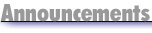 Announcements
